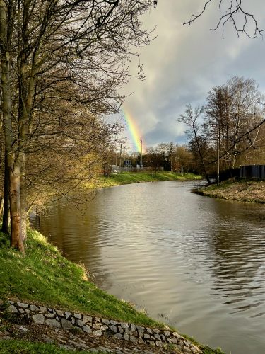 DUHA NAD HAVLÍČKOVÝM BRODEM (25. 3.)